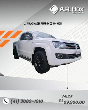 VOLKSWAGEN AMAROK 2.0 HIGHLINE 4X4 CD 16V TURBO INTERCOOLER DIESEL 4P AUTOMÁTICO
